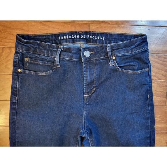 Articles of Society Women's Skinny Jeans Size 29 Mya Dark Wash Blue Inseam 28 in - Picture 3 of 10